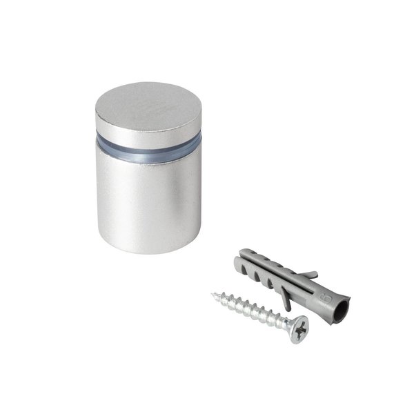 Outwater Round Standoffs, 1 in Bd L, Aluminum 1 in OD 3P1.56.00507